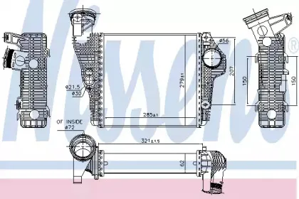 961435 NISSENS Интеркулер 961435 NISSENS Интеркулер