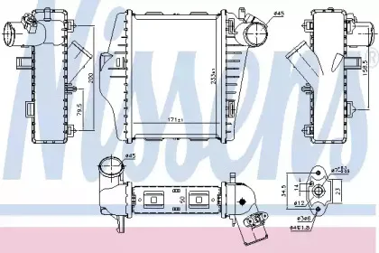 96177 NISSENS Интеркулер 96177 NISSENS Интеркулер
