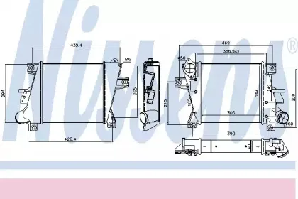96407 NISSENS Интеркулер 96407 NISSENS Интеркулер