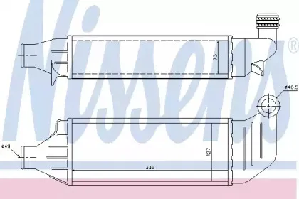 96232 NISSENS Интеркулер 96232 NISSENS Интеркулер