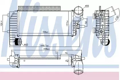 96251 NISSENS Интеркулер 96251 NISSENS Интеркулер