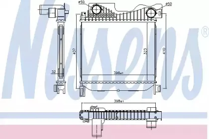 96273 NISSENS Интеркулер 96273 NISSENS Интеркулер