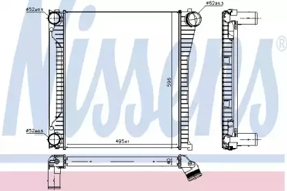 96136 NISSENS Интеркулер 96136 NISSENS Интеркулер