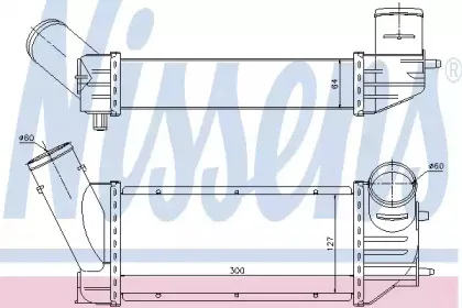 96790 NISSENS Интеркулер 96790 NISSENS Интеркулер
