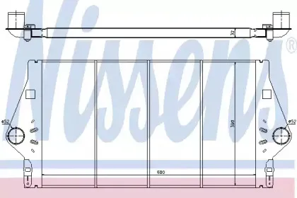 96779 NISSENS Интеркулер 96779 NISSENS Интеркулер