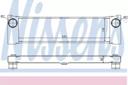 96729 NISSENS Интеркулер 96729 NISSENS Интеркулер