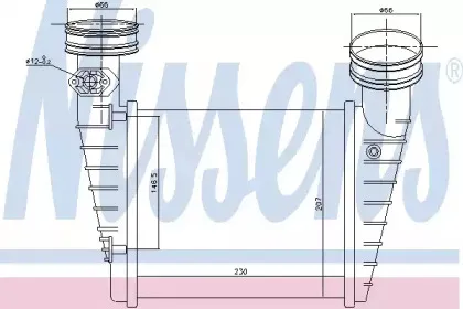 96731 NISSENS Интеркулер 96731 NISSENS Интеркулер