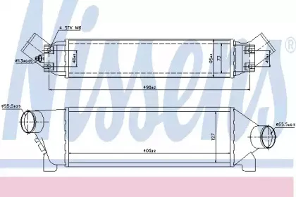 96642 NISSENS Интеркулер 96642 NISSENS Интеркулер