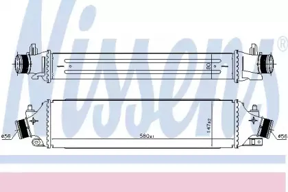 96406 NISSENS Интеркулер 96406 NISSENS Интеркулер