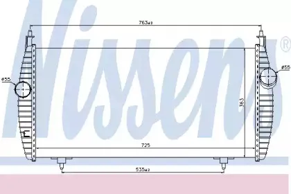 96617 NISSENS Интеркулер 96617 NISSENS Интеркулер