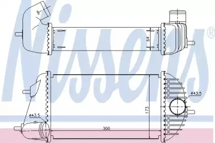 96465 NISSENS Интеркулер 96465 NISSENS Интеркулер