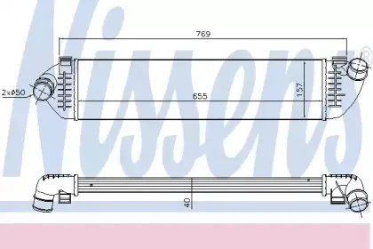 96481 NISSENS Интеркулер 96481 NISSENS Интеркулер