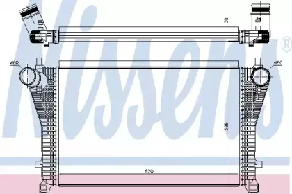 96494 NISSENS Интеркулер 96494 NISSENS Интеркулер