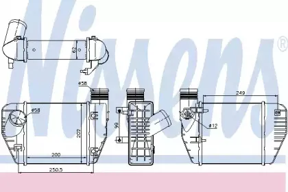 96544 NISSENS Интеркулер 96544 NISSENS Интеркулер