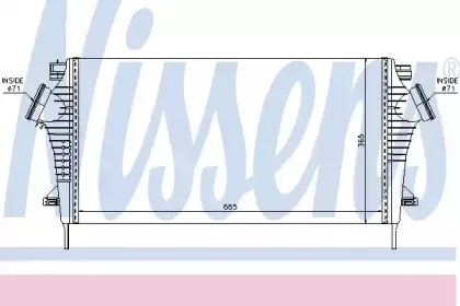 96554 NISSENS Интеркулер 96554 NISSENS Интеркулер