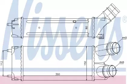 96584 NISSENS Интеркулер 96584 NISSENS Интеркулер