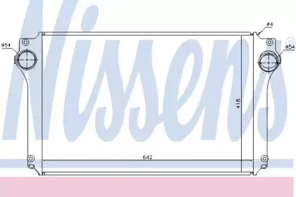 96614 NISSENS Интеркулер 96614 NISSENS Интеркулер