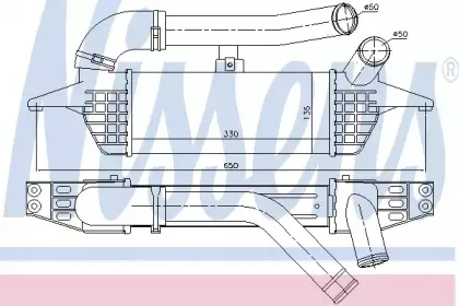 96662 NISSENS Интеркулер 96662 NISSENS Интеркулер