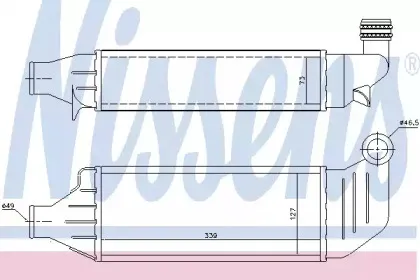 96694 NISSENS Интеркулер 96694 NISSENS Интеркулер