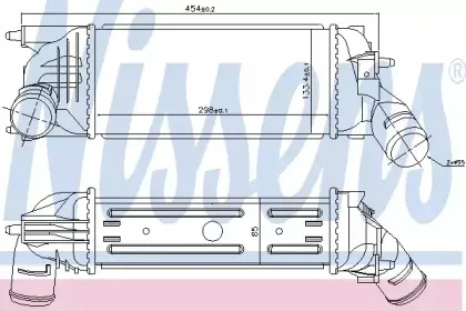 96719 NISSENS Интеркулер 96719 NISSENS Интеркулер