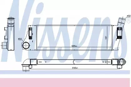 96728 NISSENS Интеркулер 96728 NISSENS Интеркулер
