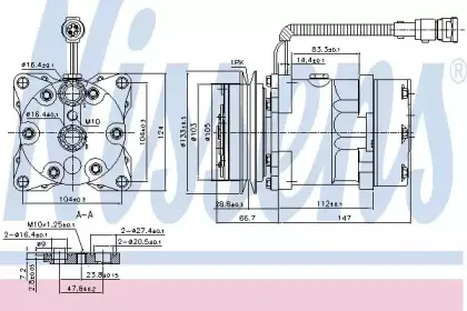89078 NISSENS Компрессор, кондиционер 89078 NISSENS Компрессор, кондиционер