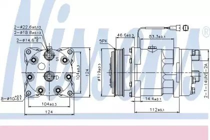 89171 NISSENS Компрессор, кондиционер 89171 NISSENS Компрессор, кондиционер