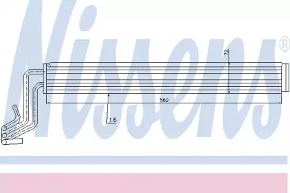 90636 NISSENS Масляный радиатор, рулевое управление 90636 NISSENS Масляный радиатор, рулевое управление