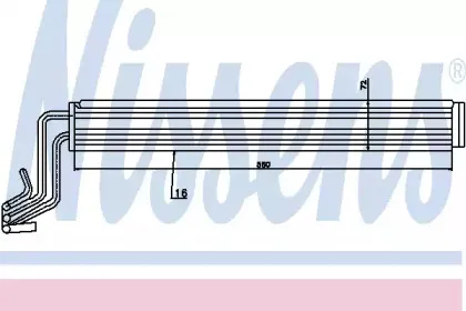 90633 NISSENS Масляный радиатор, рулевое управление 90633 NISSENS Масляный радиатор, рулевое управление