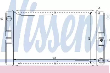 65440 NISSENS Радиатор, охлаждение двигателя 65440 NISSENS Радиатор, охлаждение двигателя