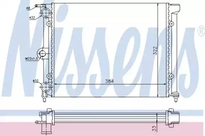 651711 NISSENS Радиатор, охлаждение двигателя 651711 NISSENS Радиатор, охлаждение двигателя
