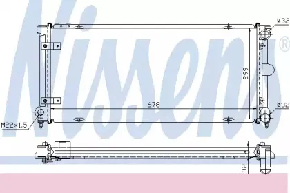 640041 NISSENS Радиатор, охлаждение двигателя 640041 NISSENS Радиатор, охлаждение двигателя
