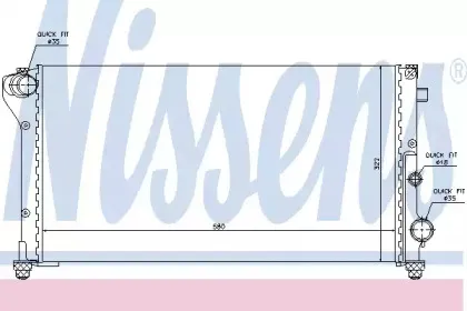 617846 NISSENS Радиатор, охлаждение двигателя 617846 NISSENS Радиатор, охлаждение двигателя
