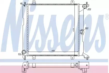 64207 NISSENS Радиатор, охлаждение двигателя 64207 NISSENS Радиатор, охлаждение двигателя