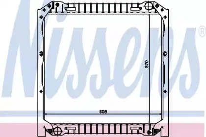 62344 NISSENS Радиатор, охлаждение двигателя 62344 NISSENS Радиатор, охлаждение двигателя