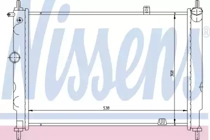 63059 NISSENS Радиатор, охлаждение двигателя 63059 NISSENS Радиатор, охлаждение двигателя