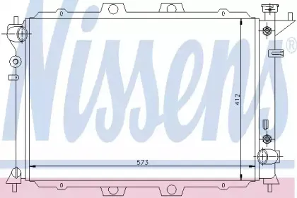 67003 NISSENS Радиатор, охлаждение двигателя 67003 NISSENS Радиатор, охлаждение двигателя