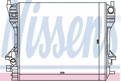 66707 NISSENS Радиатор, охлаждение двигателя 66707 NISSENS Радиатор, охлаждение двигателя