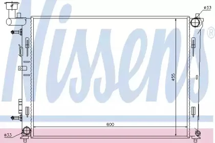 67076 NISSENS Радиатор, охлаждение двигателя 67076 NISSENS Радиатор, охлаждение двигателя