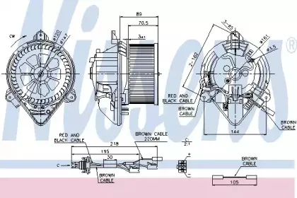 87042 NISSENS Вентилятор салона 87042 NISSENS Вентилятор салона