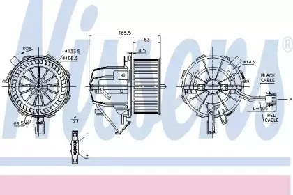 87075 NISSENS Вентилятор салона 87075 NISSENS Вентилятор салона
