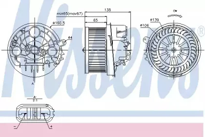 87091 NISSENS Вентилятор салона 87091 NISSENS Вентилятор салона