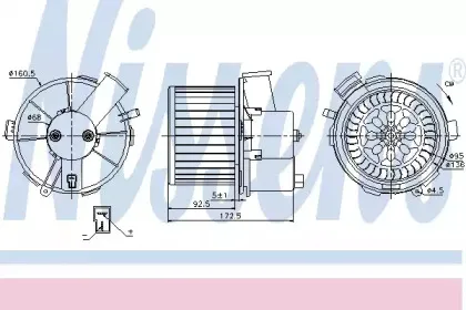 87092 NISSENS Вентилятор салона 87092 NISSENS Вентилятор салона