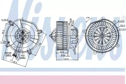 87103 NISSENS Вентилятор салона 87103 NISSENS Вентилятор салона
