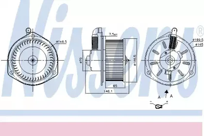 87163 NISSENS Вентилятор салона 87163 NISSENS Вентилятор салона