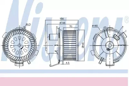 87181 NISSENS Вентилятор салона 87181 NISSENS Вентилятор салона