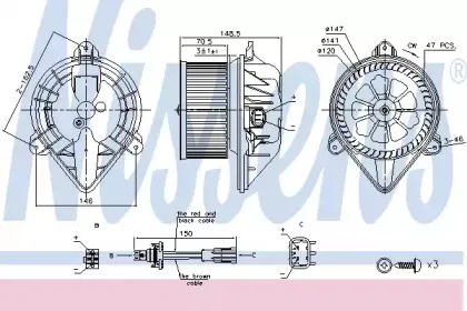 87183 NISSENS Вентилятор салона 87183 NISSENS Вентилятор салона