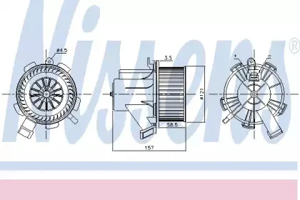 87208 NISSENS Вентилятор салона 87208 NISSENS Вентилятор салона