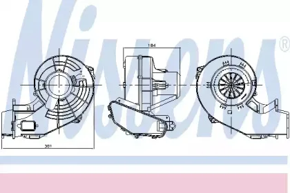 87247 NISSENS Вентилятор салона 87247 NISSENS Вентилятор салона