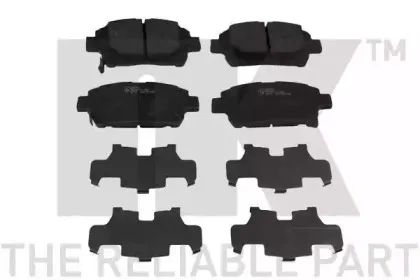 224588 NK Комплект тормозных колодок, дисковый тормоз 224588 NK Комплект тормозных колодок, дисковый тормоз